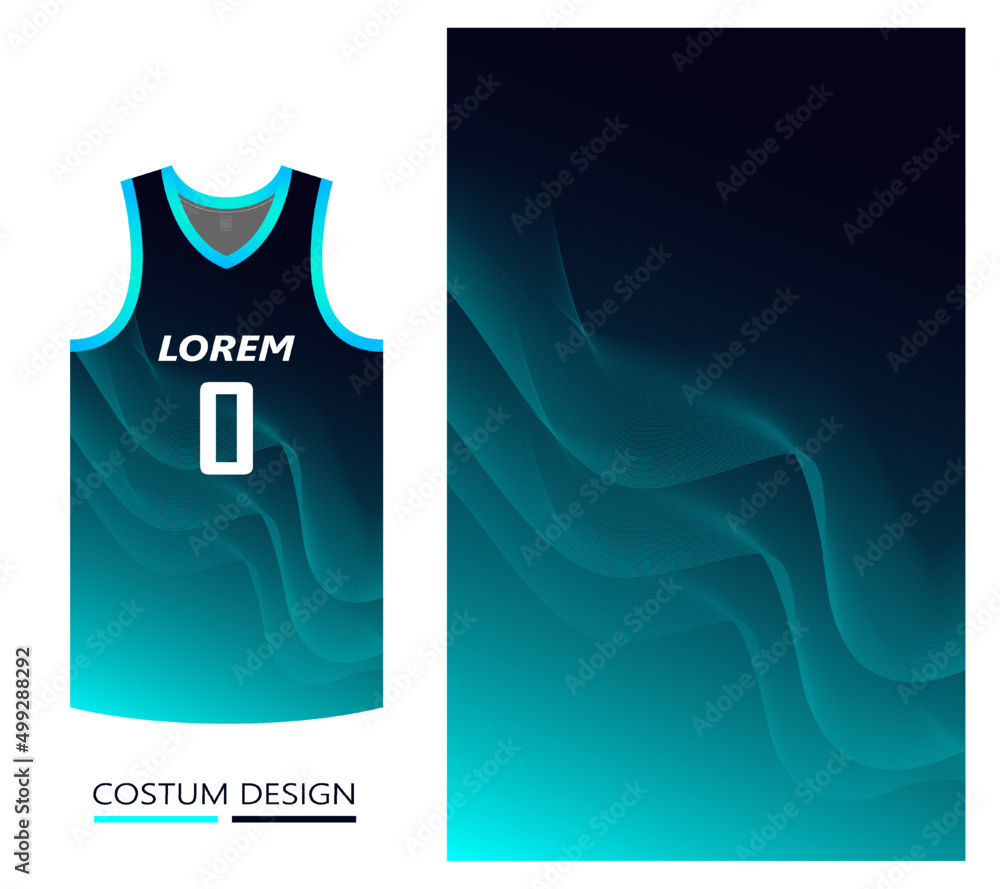 Free basketball jersey Vector File