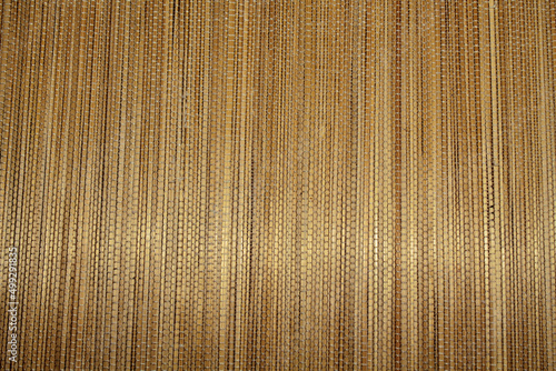 texture of wooden bamboo mat