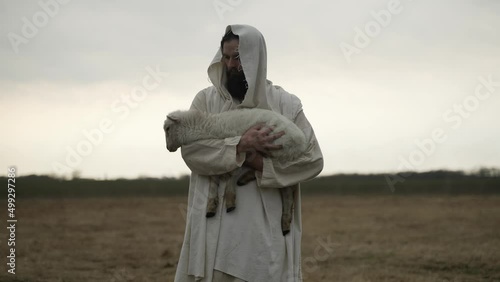 - Jesus Christ, good shepherd, sheep, lamb Psalm, Psalms, bible, christian, christianity, easter, Sunday, church, gospel
- Exterior
- Slow Motion
- Handheld