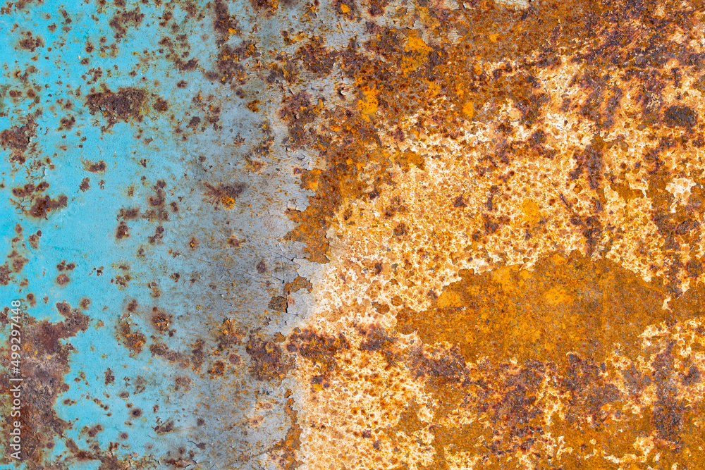 Texture of an old rusty sheet of metal Texture of an old rusty sheet of metal