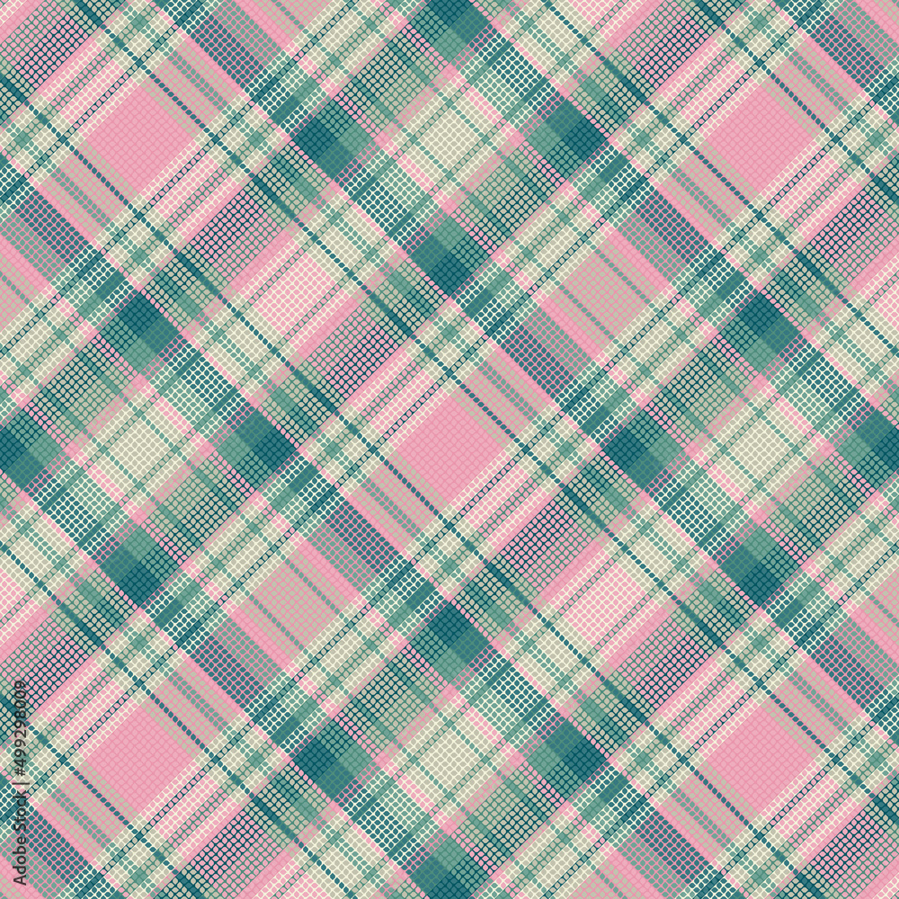 Tartan plaid pattern with texture and nature color.