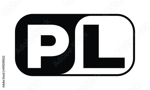 PL wi-fi shape logo design vector template | monogram logo | abstract logo | wordmark logo | lettermark logo | business logo | brand logo | flat logo.