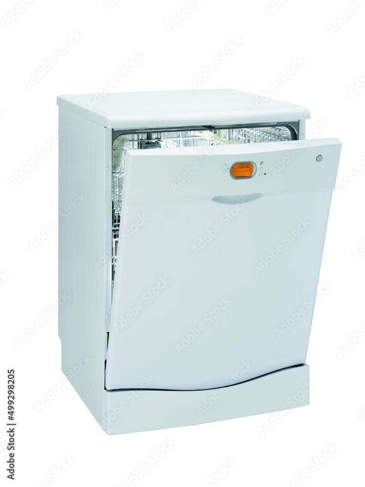 dishwasher open door, kitchen appliance dishwasher open door, kitchen appliance