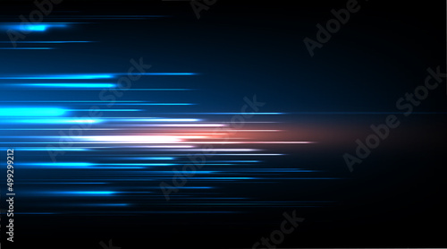 High speed movement design. Hi-tech. Abstract technology background. Vector illustration.