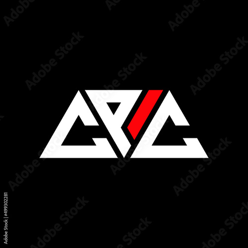 CPC triangle letter logo design with triangle shape. CPC triangle logo design monogram. CPC triangle vector logo template with red color. CPC triangular logo Simple, Elegant, and Luxurious Logo...