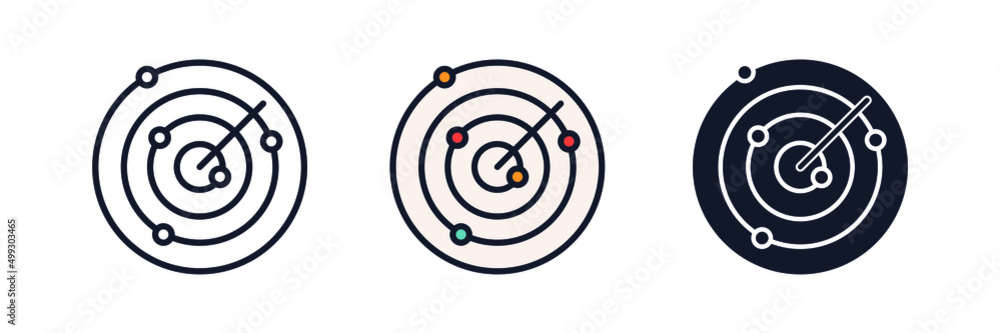 radar icon symbol template for graphic and web design collection logo vector illustration radar icon symbol template for graphic and web design collection logo vector illustration