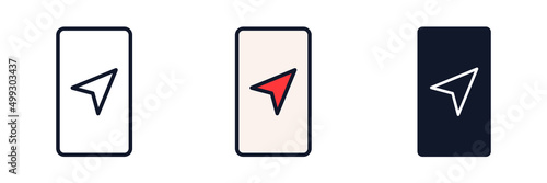 navigator icon symbol template for graphic and web design collection logo vector illustration