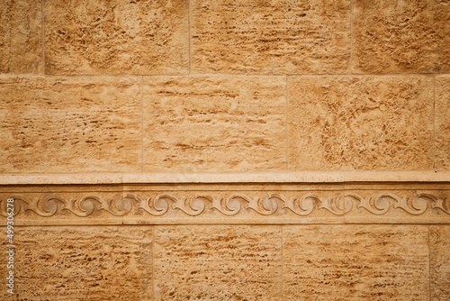 Bild auf Leinwand Textura pared de piedra lujosa