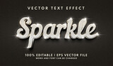 Sparkle editable text effect template