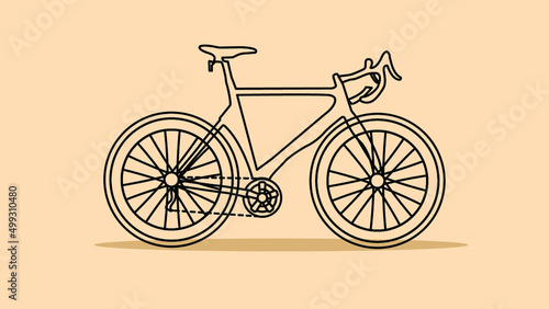 vintage bicycle illustration