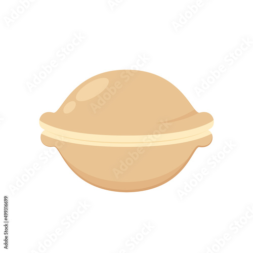 Dorayaki vector illustration. Dorayaki is a Japanese snack. Dorayaki is a Japanese snack.