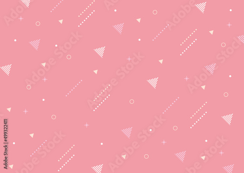 メンフィス　背景　ピンク