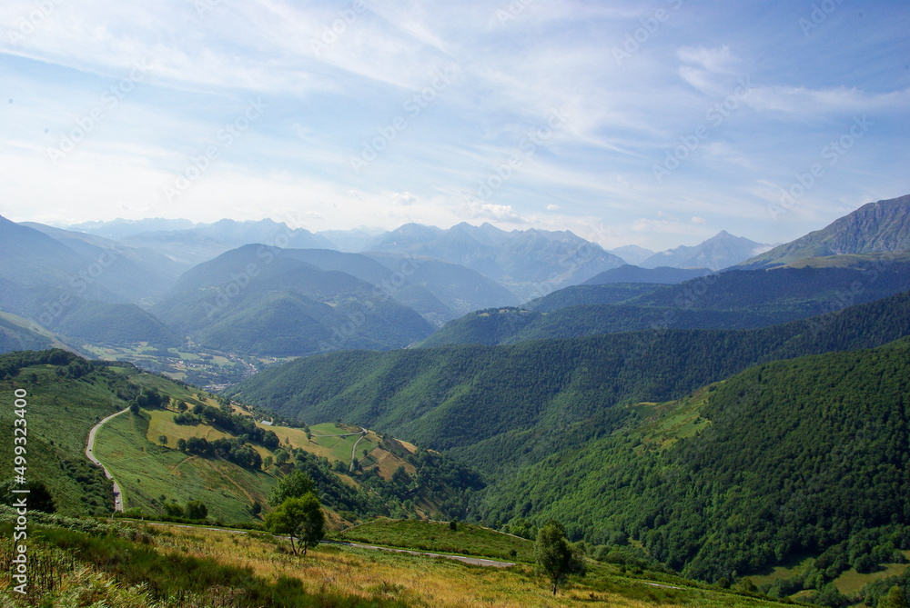 Summer scenery in the French Pyrenees Summer scenery in the French Pyrenees