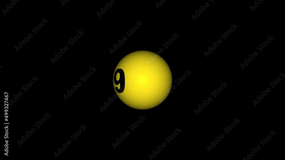 Lottery Number 6 six Ball rotation on black Background. lottery ball on the alfakanal Lottery Number 6 six Ball rotation on black Background. lottery ball on the alfakanal