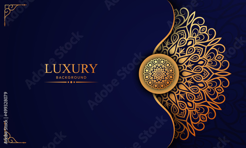 Creative luxury mandala background design