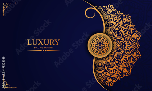 Creative luxury mandala background design