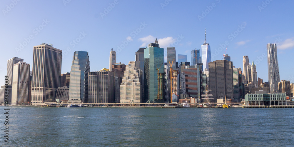 Naklejka premium Manhattan Skyline