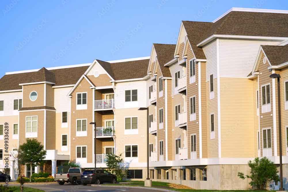 modern apartment building as architecture background modern apartment building as architecture background