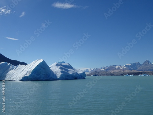 Glaciares del campo de hielo patagonico sur. Tercer campo de hielo mas grande del mundo. Glacias Upsala, Glaciar Spegazzini, Glaciar Perito Moreno. Argentina. Patagonia. 