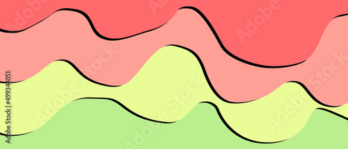 Abstract smooth color wave background. Eps 10