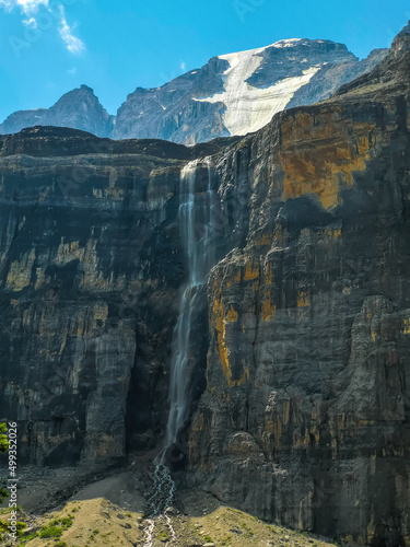 Waterfall In Canadian Rocky Mountains