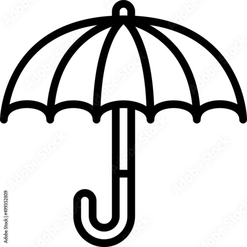 umbrella liability outline icon