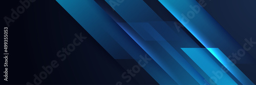 Abstract dark blue modern futuristic science technology hi tech digital abstract dark blue colorful design banner background. Vector abstract graphic design banner pattern background web template.
