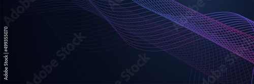 Abstract dark blue modern futuristic science technology hi tech digital abstract dark blue colorful design banner background. Vector abstract graphic design banner pattern background web template.