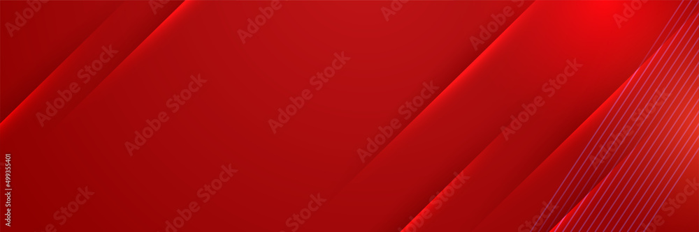 Futuristic technology digital abstract red colorful design banner