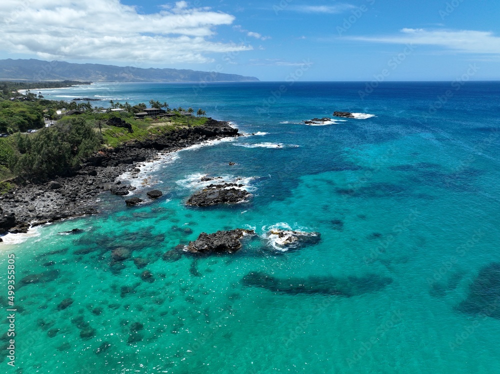 Waimea Bay in the North Shore of Oahu, Hawaii