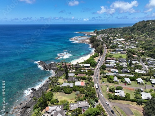 Wallpaper Mural Waimea Bay in the North Shore of Oahu, Hawaii Torontodigital.ca