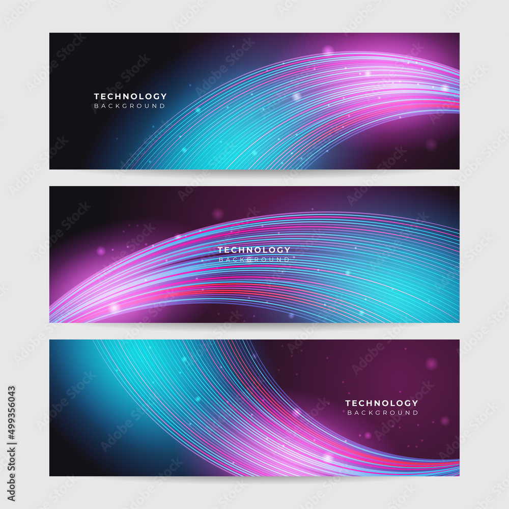 Abstract technology particles mesh network background. Data technology background. Connecting dots and lines on dark background. Vector abstract graphic design Banner Pattern background web template.