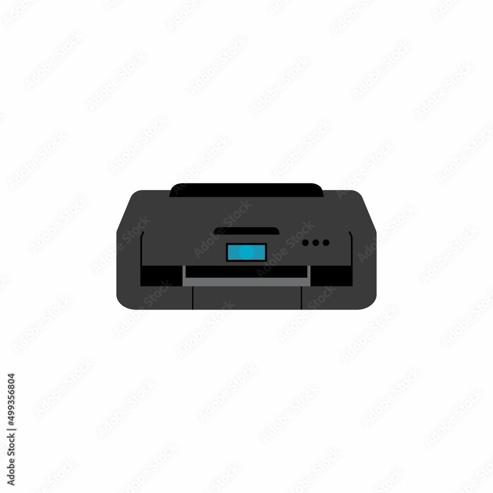 Printer icon vector symbol illustration background Printer icon vector symbol illustration background