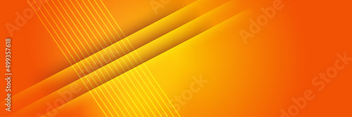 Modern colorful banner template. Yellow and orange banner design. futuristic technology science background design. Yellow orange vector abstract graphic design. Banner Pattern background template.