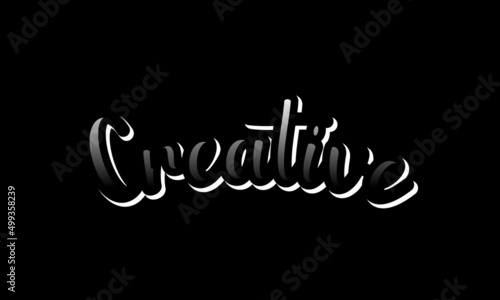 text effect creative black