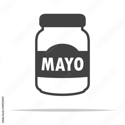 Mayonnaise icon transparent vector isolated