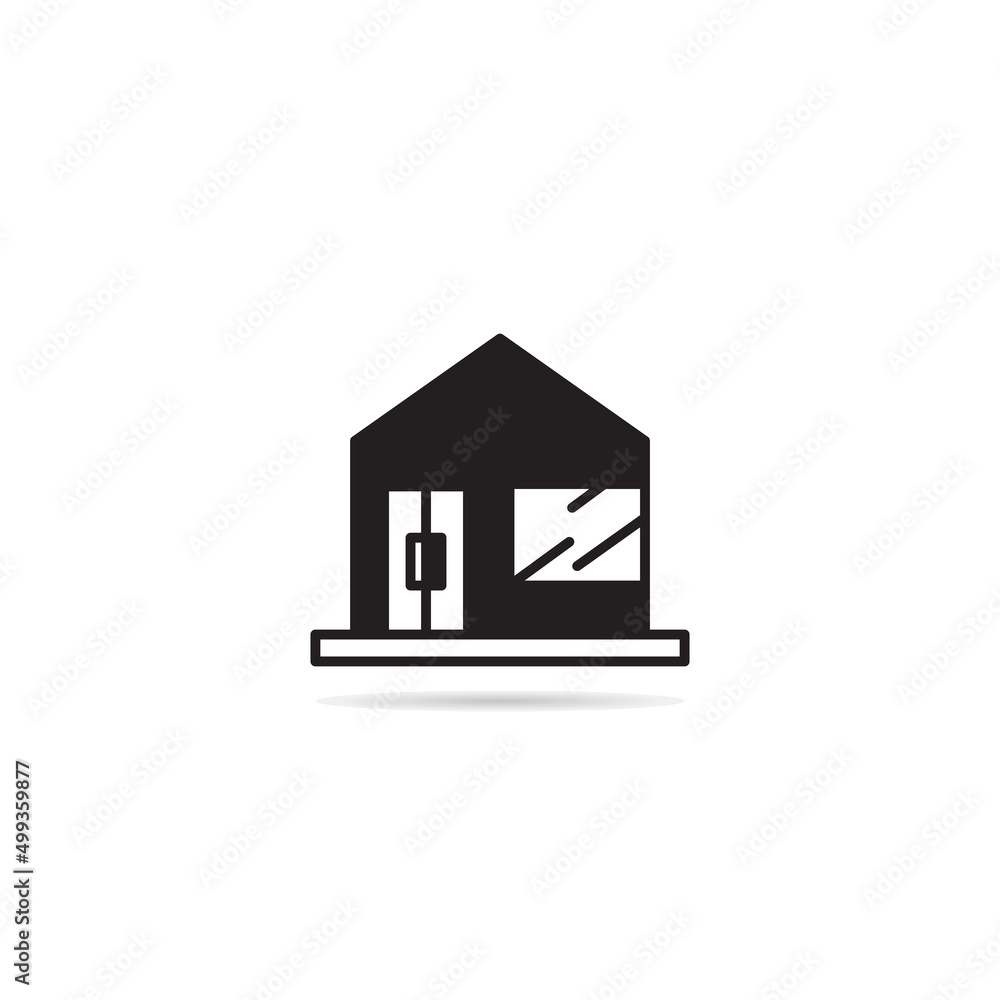 home building icon vector illustration home building icon vector illustration