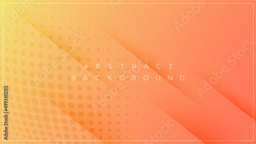 Modern orange abstract background design