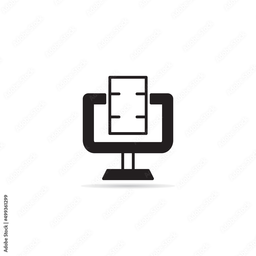 microphone icon on white background microphone icon on white background