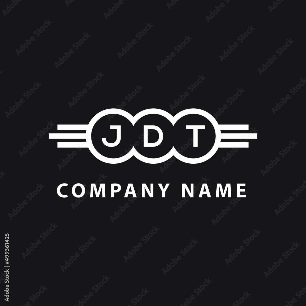 JDT letter logo design on black background. JDT creative initials letter logo concept. JDT letter design. JDT letter logo design on black background. JDT creative initials letter logo concept. JDT letter design.