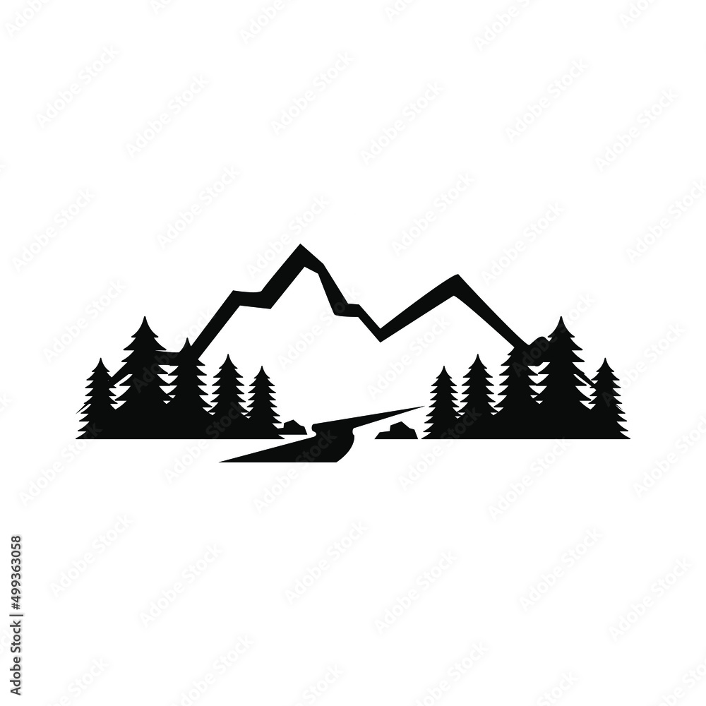 Obraz premium mountain vector