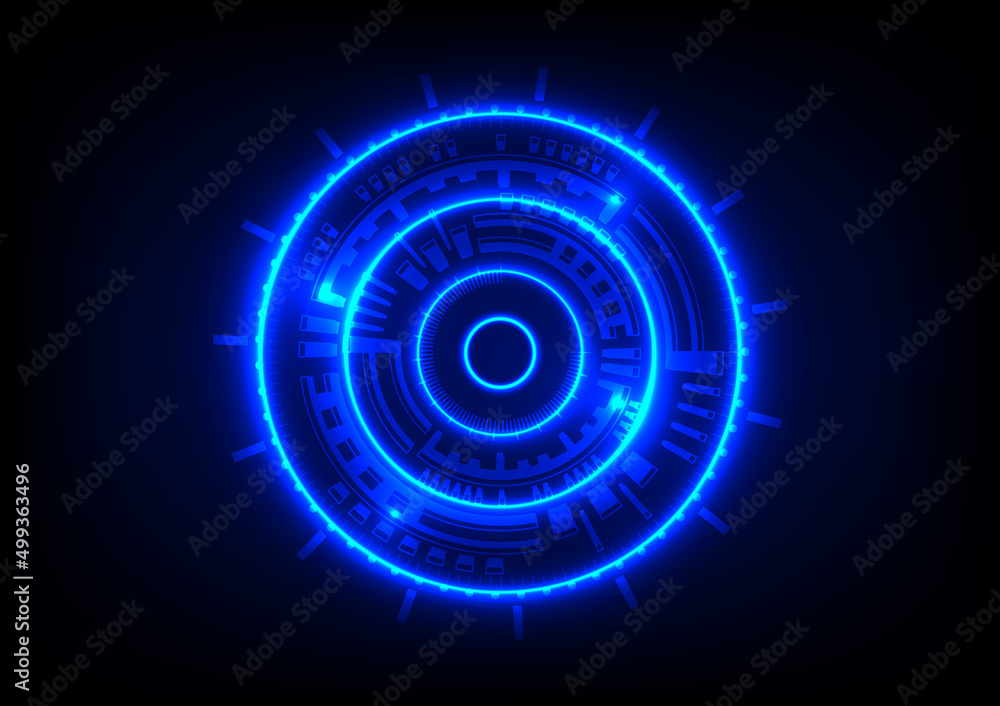 graphics design circle cog glow concept hitech technology network connection future futurist connection communication vector illustration graphics design circle cog glow concept hitech technology network connection future futurist connection communication vector illustration