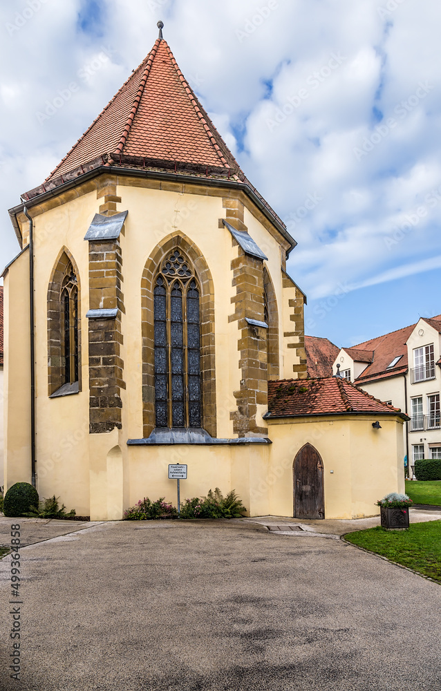 Nördlingen, Germany. Evangelical Church Spitalkirche
