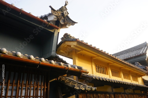 Old Town in Mino, Gifu, Japan - 日本 岐阜県 美濃 うだつの上がる町並み photo