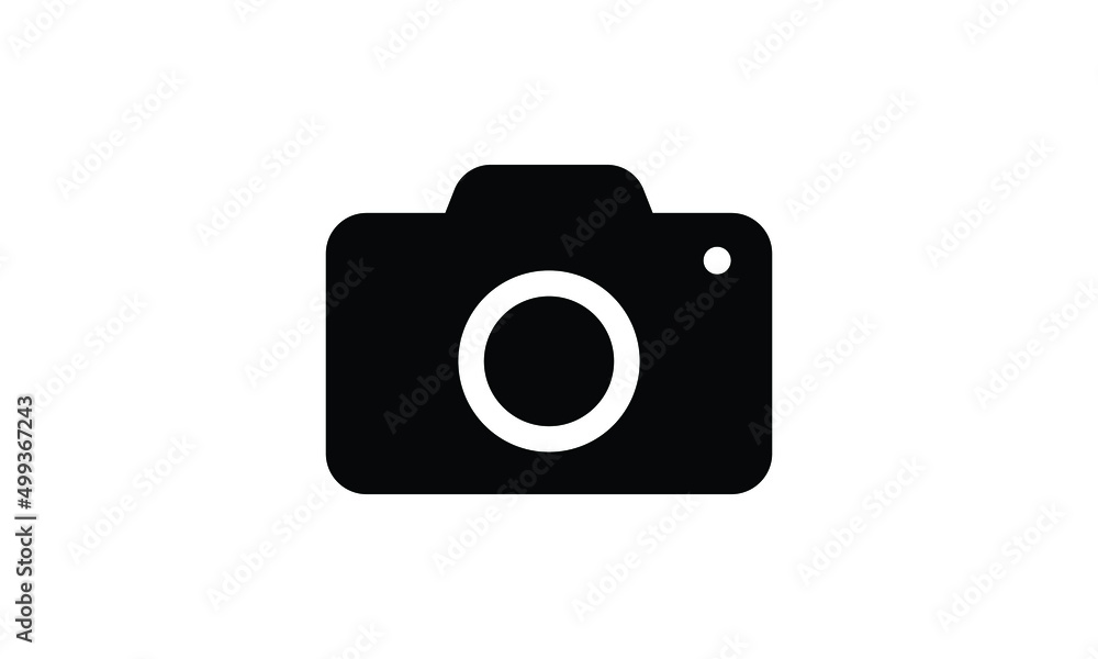 camera icon. camera icon illustration for website. Perfect use for web, pattern, design, icon, ui, ux, etc.