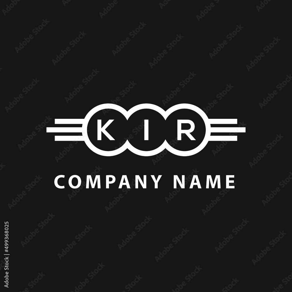 KIR letter logo design on black background. KIR creative initials letter logo concept. KIR letter design.
KIR letter logo design on black background. KIR creative initials letter logo concept. KIR letter design.