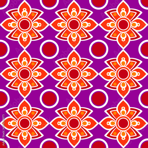 floor tiles ornaments icon set for creation