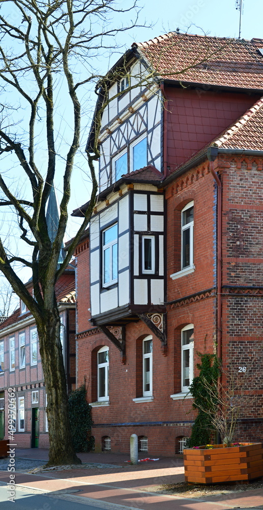 Historisches Bauwerk in der Stadt Rothenburg am Fluss Wümme, Niedersachsen