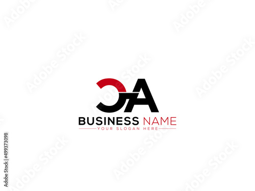 Colorful CA Logo Design, Creative Ca ac Letter Logo Icon Vector Image