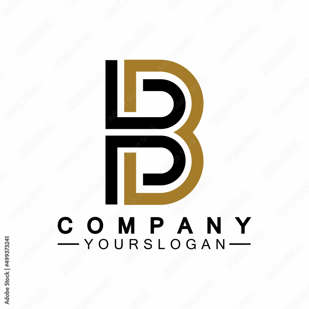 Obraz premium letter B logo vector, letter B business logo,Modern unique creative B logo design, Minimal B initial based vector icon.